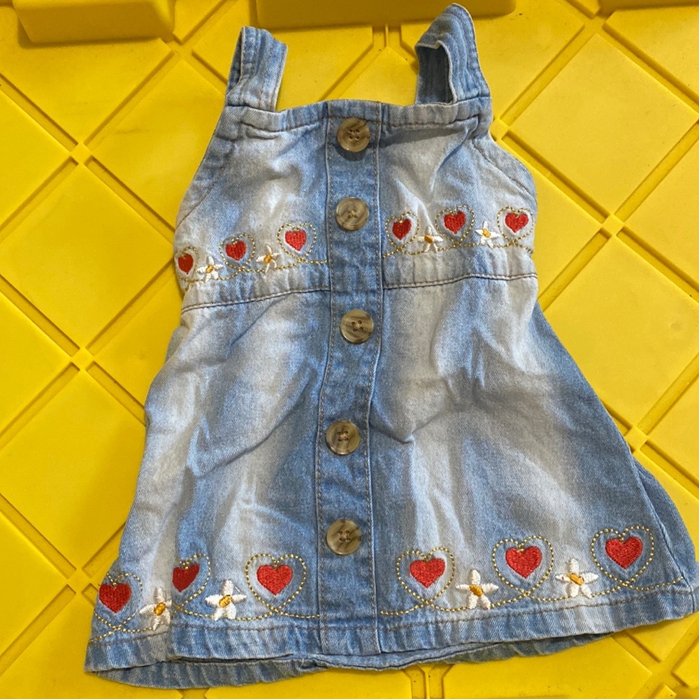 Infant jeans dress